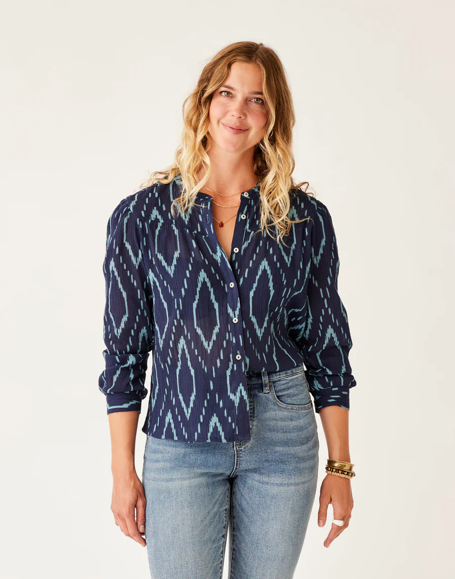 Carve Designs Tatum Gauze Top